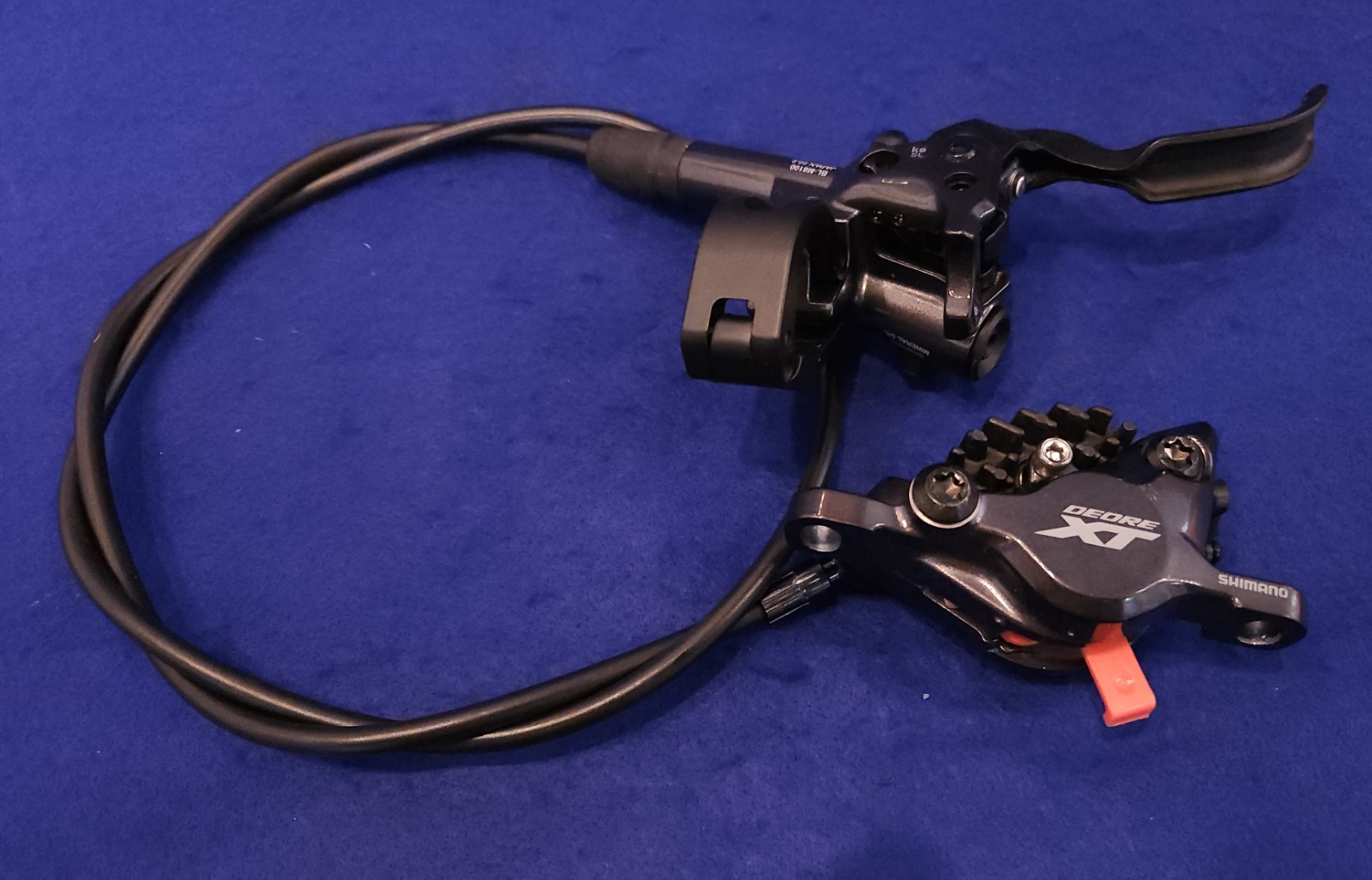 Shimano DEORE XT Brake Kit Left & Right Levers / Calibers / Lines – Pair