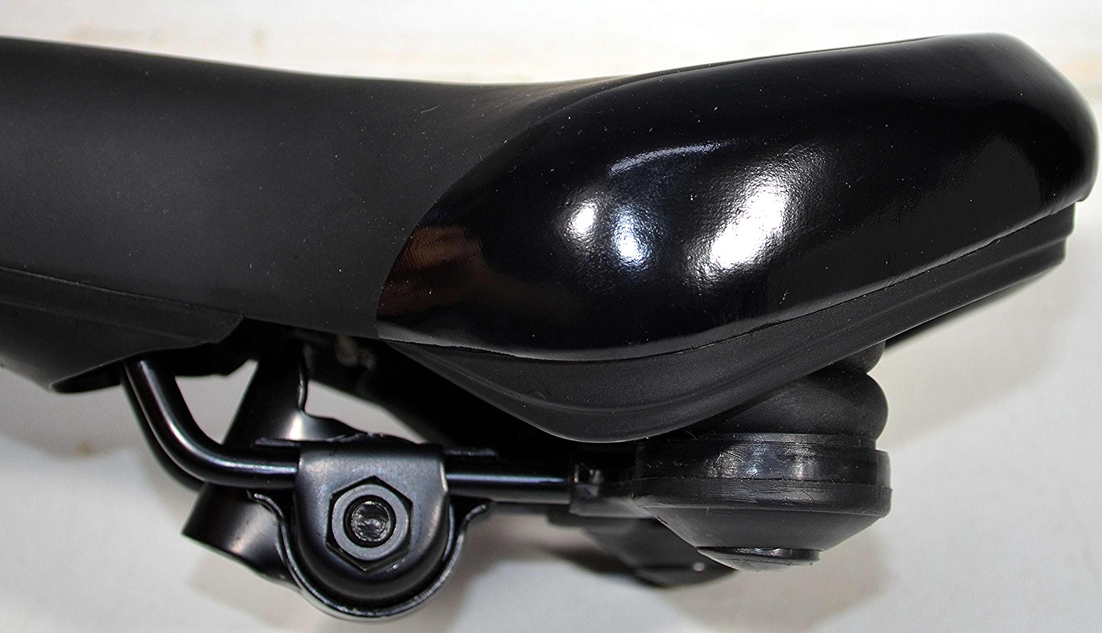 Lectric eBikes Comfort Saddle Black Bicycle Seat Padded Suspension Rails