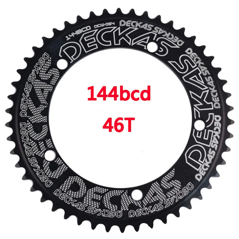 144BCD Fixed Gear Round Chainring Track Bike 44T-58T Single Speed Chainwheels