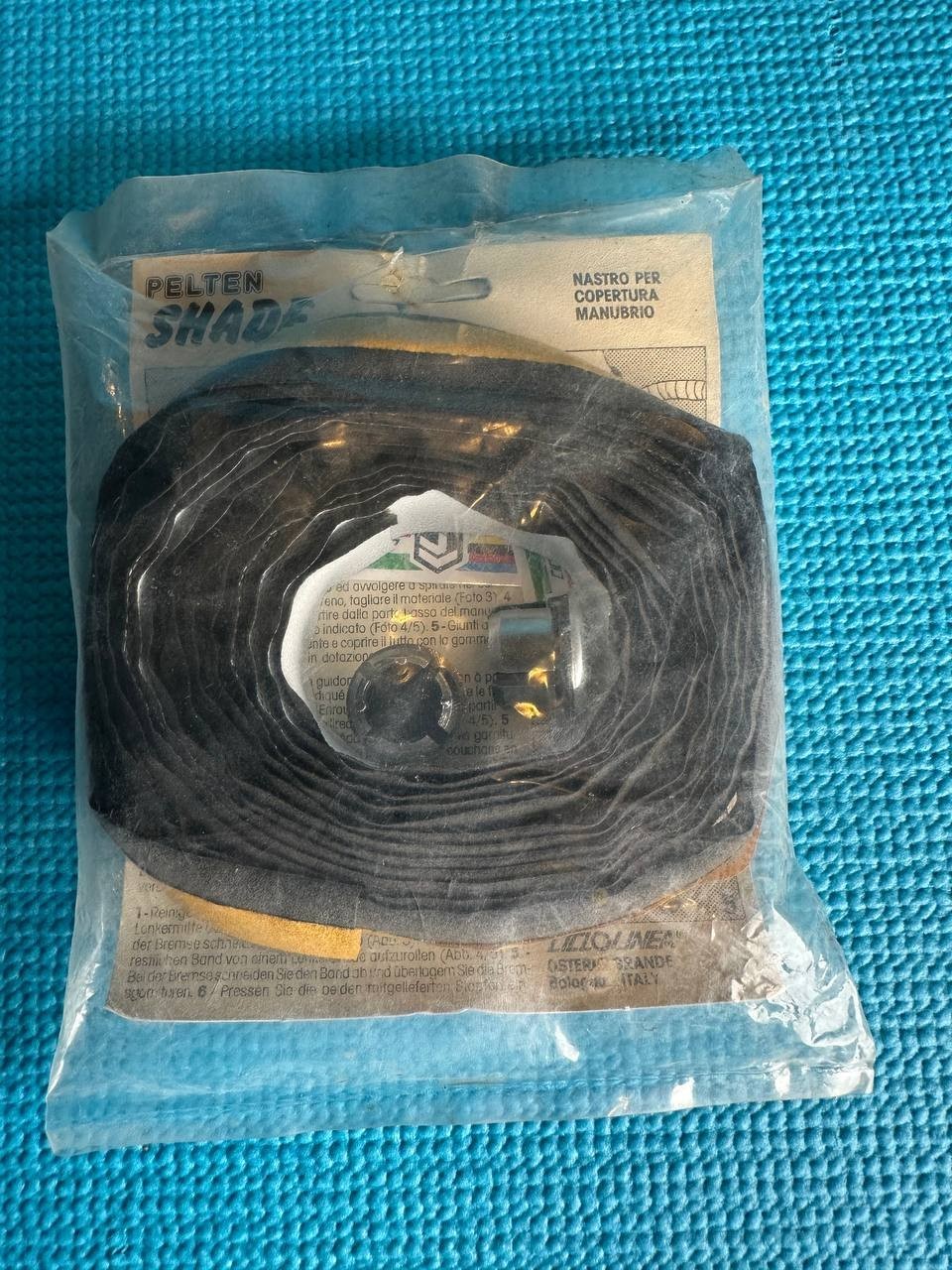 NOS Pelten Shade Handlebar Tape Black to White Fade Italy Ciclolinea Vintage