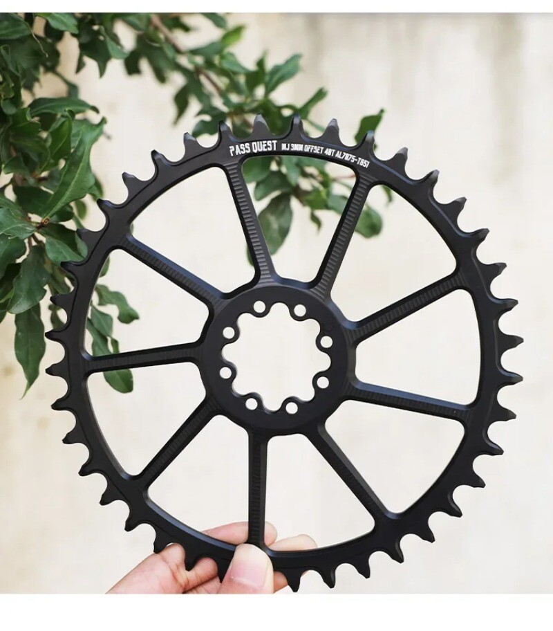 MTB Bicycle 3mm Offset Round Chainring Narrow Wide Chainring 40 42 44 46 48T