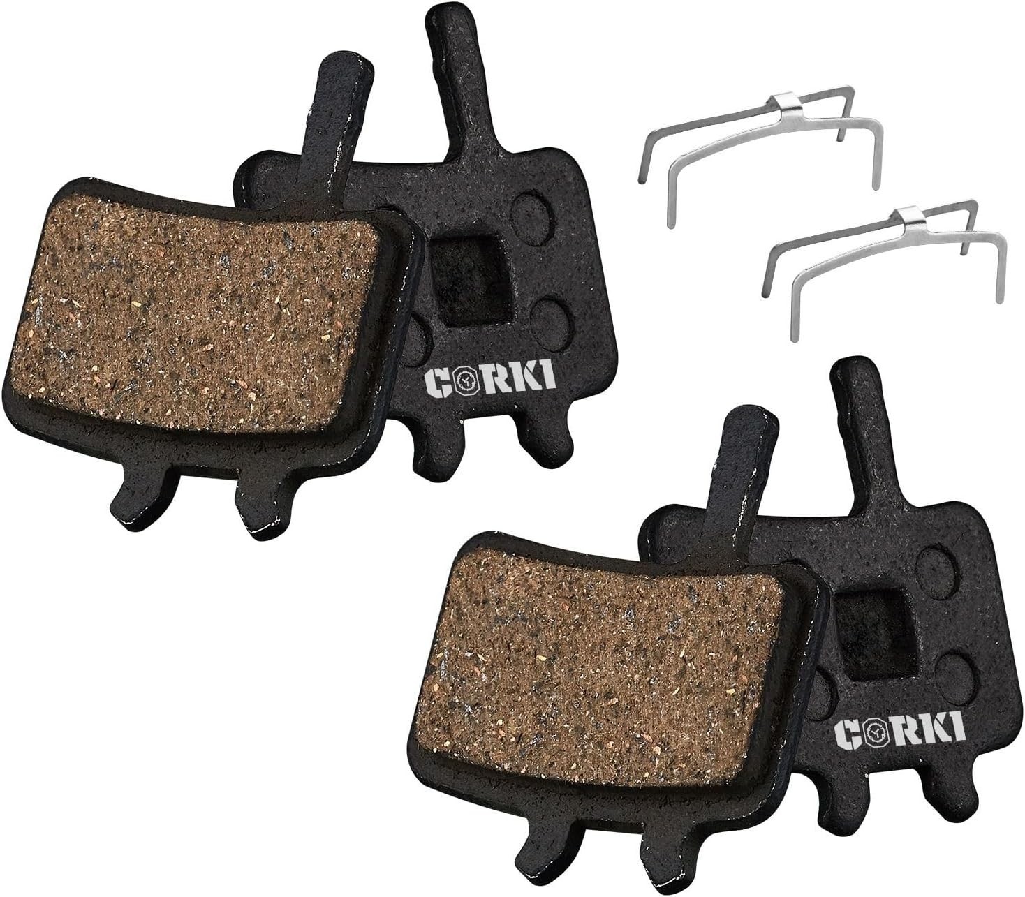 2 Pairs Bicycle Disc Brake Pads for Avid BB7 Juicy 3 5 7 Resin,Semi-Metallic,…