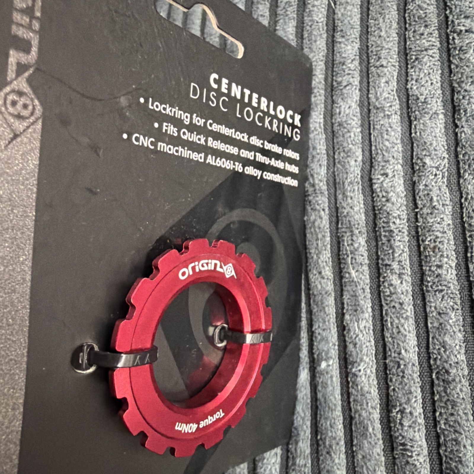 Origin8 CNC Machined AL6061-T6 CenterLock Disc Lockring for Bike & MTB