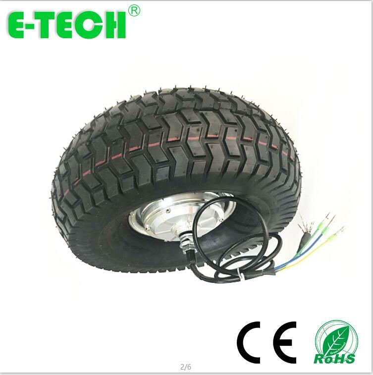 E-Tech 800w/48v Brushless Gearless 15in Ebike Scooter Conversion Kit Hub Motor