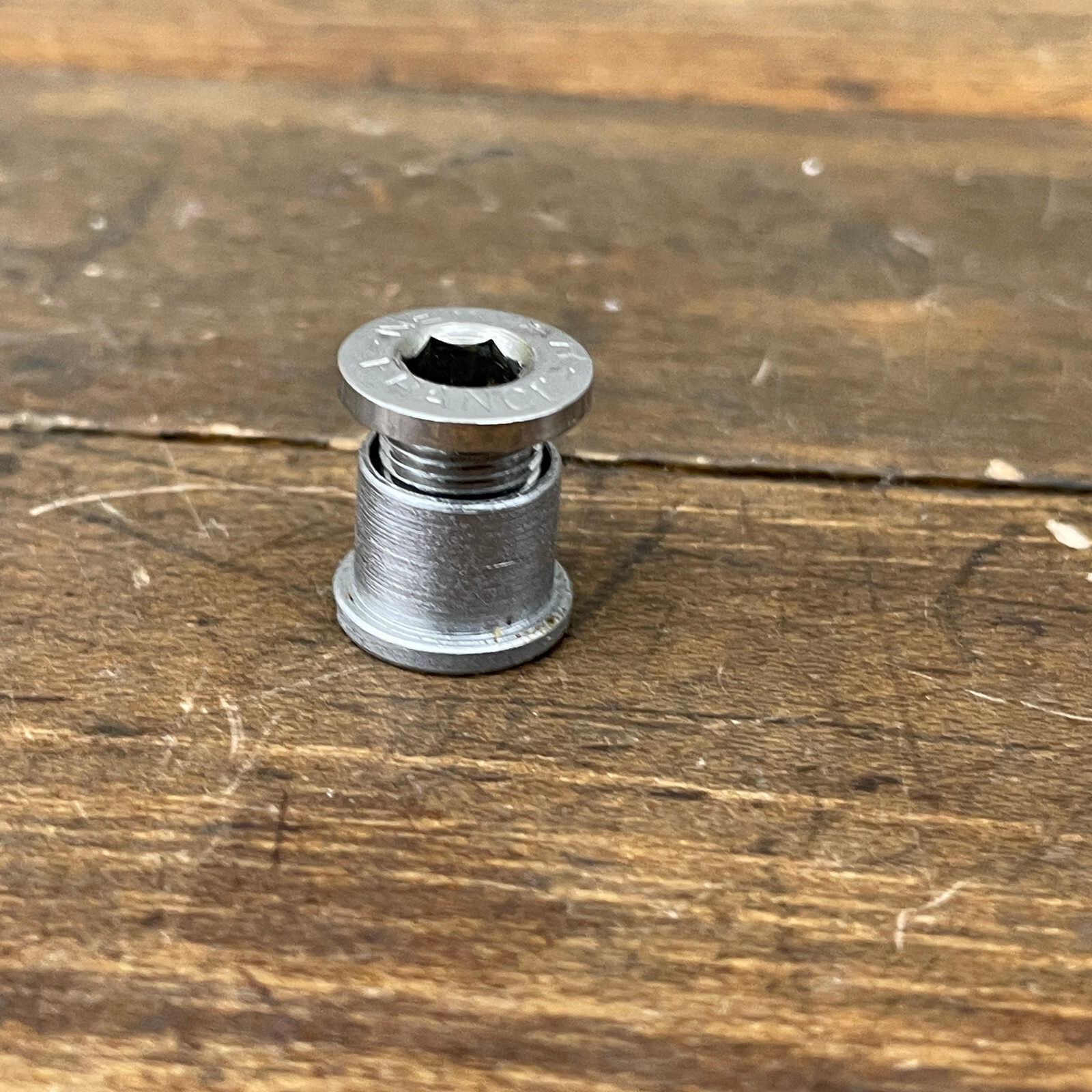 Vintage Nervar Chainring Bolt Nut Crank France Double Chainring Eroica Chrome