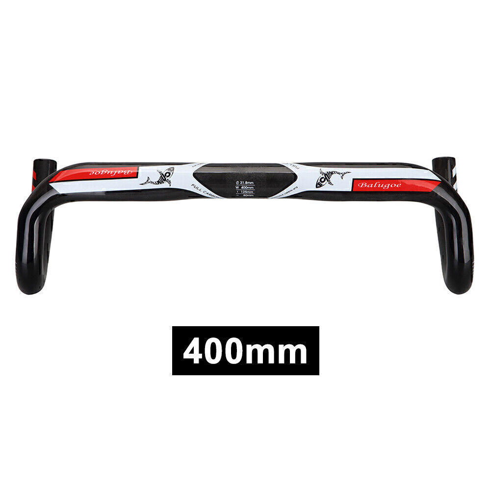 31.8*400/420/440mm Carbon Road Bike Handlebar Racing Drop Bar Bicycle Handle