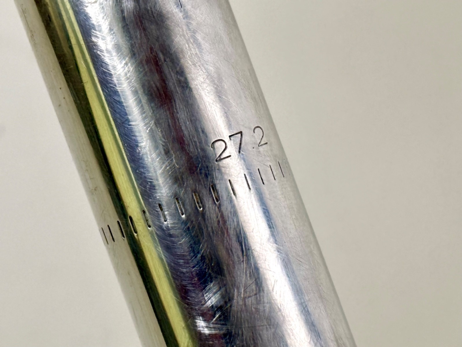 Vintage Campagnolo C-Record 27.2mm Aero Seatpost Engraved Logo 210mm length Road