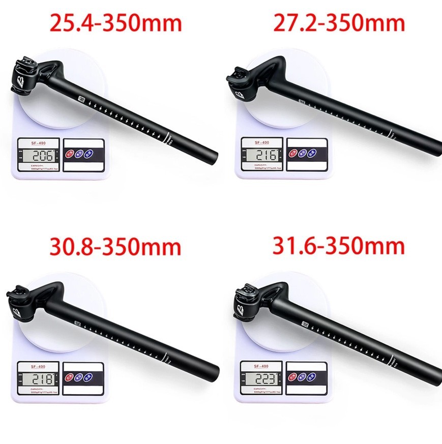 25° Carbon Fiber Bicycle Seatpost Road Bike Seat Post Tube 25.4/27.2/30.8/31.6mm