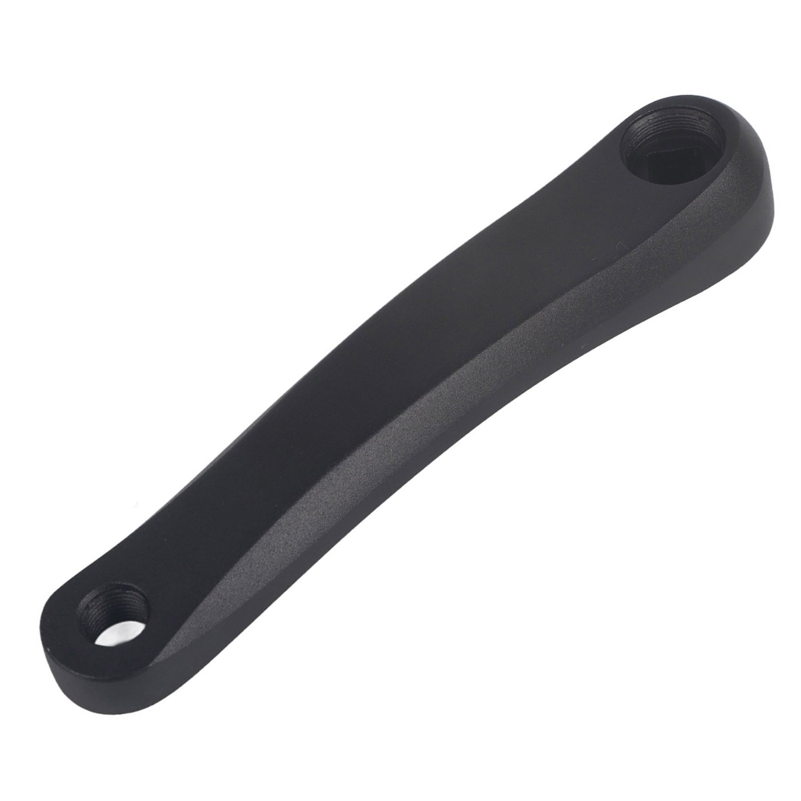 170mm Bike Aluminum Alloy Left Single Chain Crank Arm Replacement (Black Rhombic