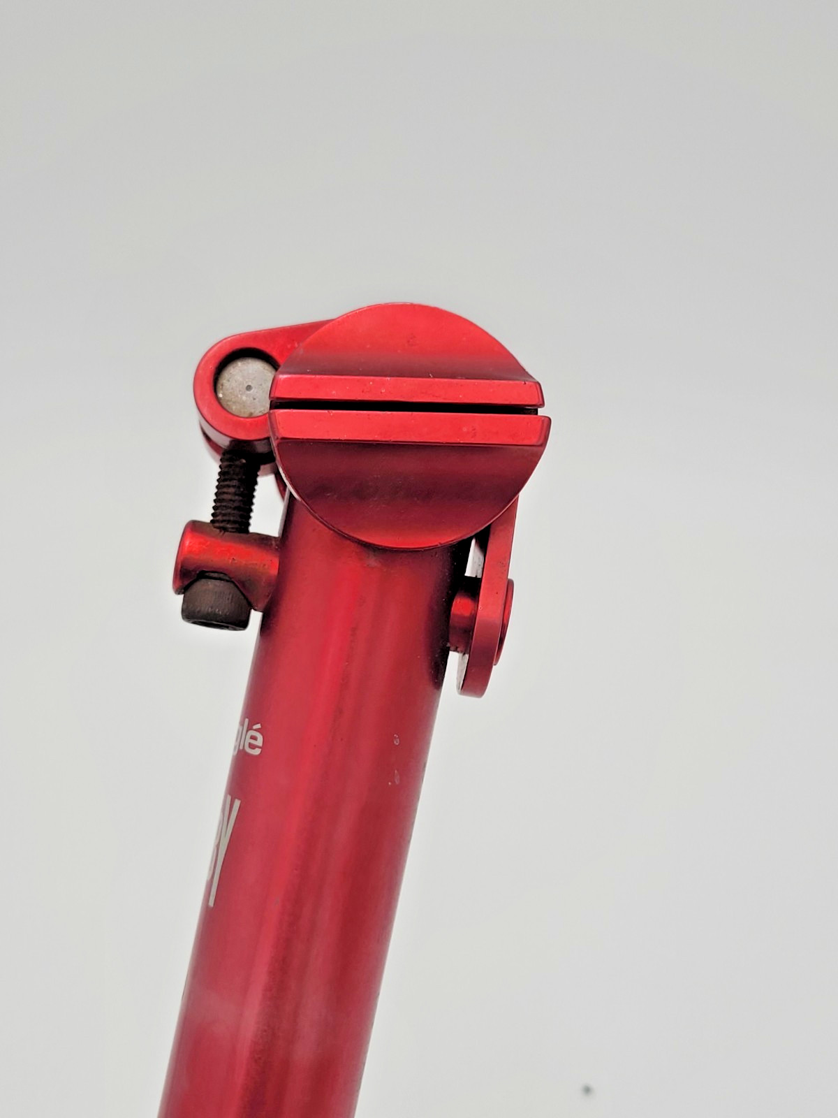 Vintage Ringle Moby Seatpost 27.2 Red Faded CUT
