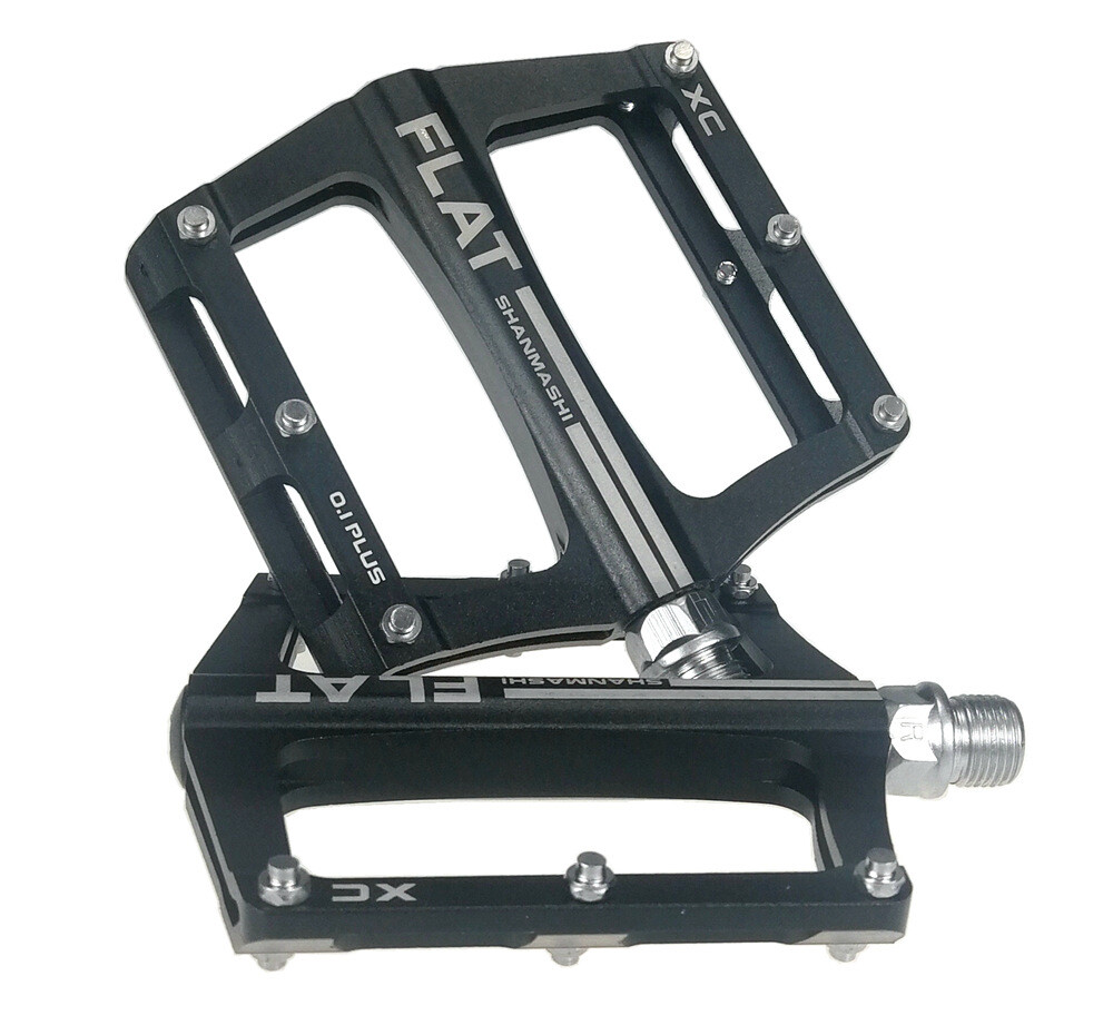 Bicycle Pedals MTB Bike Aluminum Anti Slip Wide Flat Platform Bearing Pedal 340g