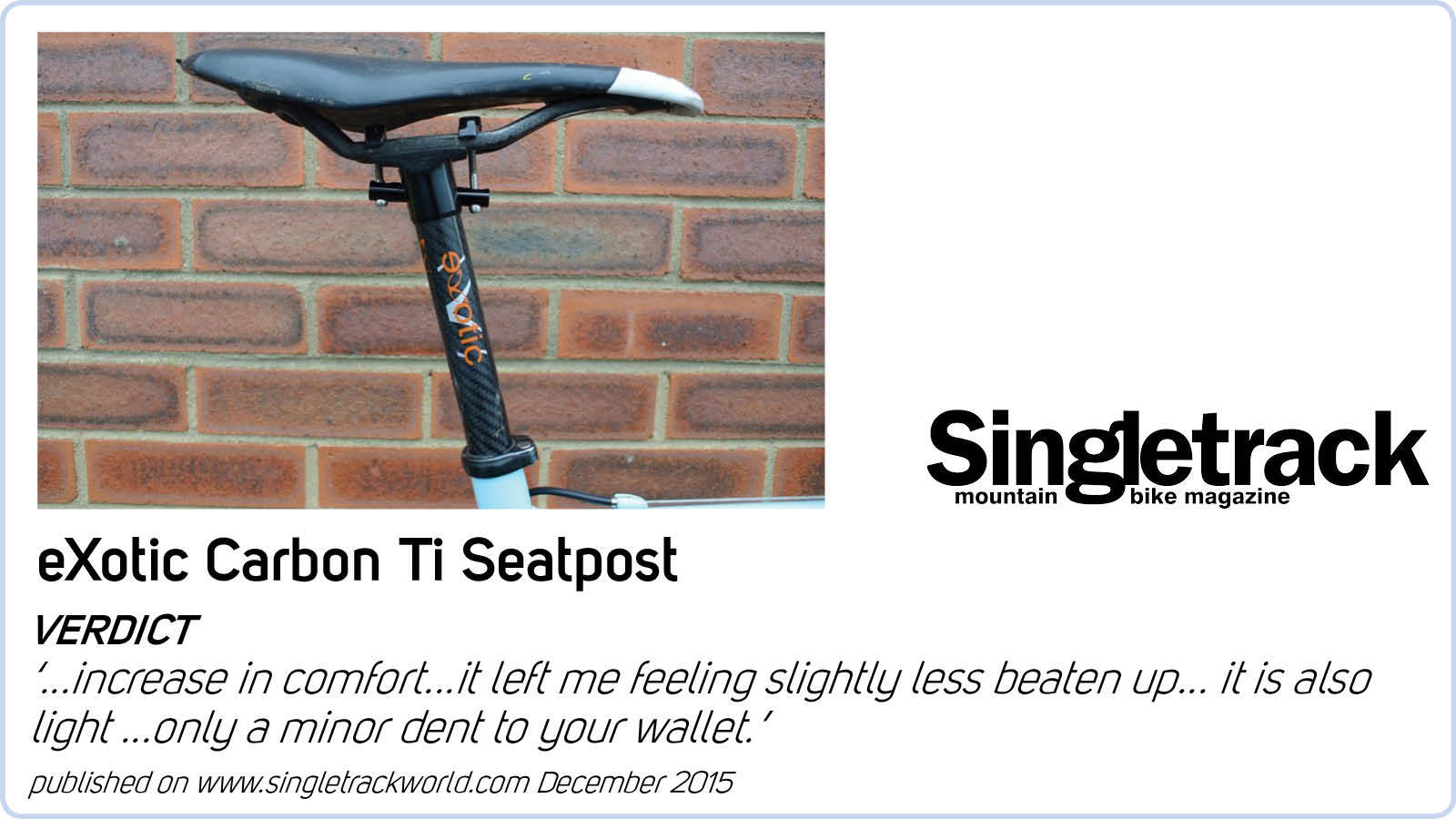 eXotic Meta II Bike Seatpost 3D forged 6061.Available in 12 Sizes 27.2 30.9 31.6