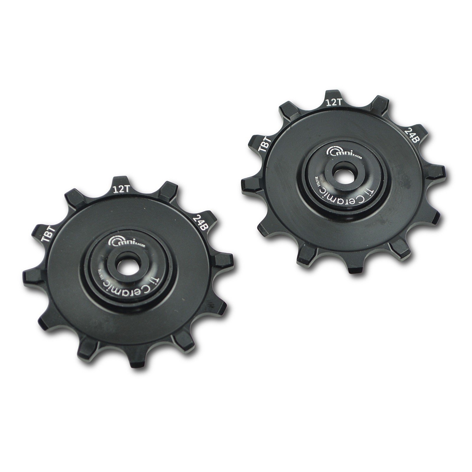 OMNI Racer RACE-Lite Ti Ceramic Derailleur Pulley Set for Shimamo/Sram 11/12 S