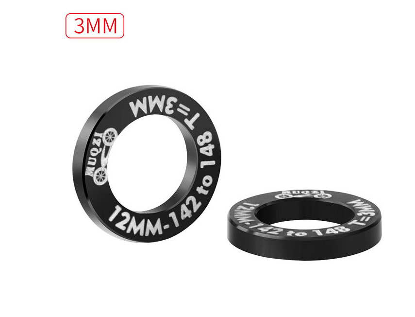 Precision machined bicycle hub conversion spacer kit