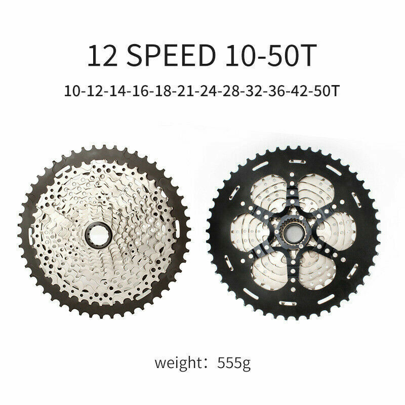 12s MTB Microspline Cassette 10-50T/52T fit For Shimano Micro Spline Freewheel