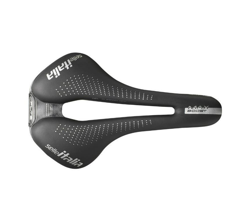 SELLE ITALIA MAX FLITE BOOST – GEL SUPERFLOW – TI 316 RAILS –COMFORT ROAD SADDLE
