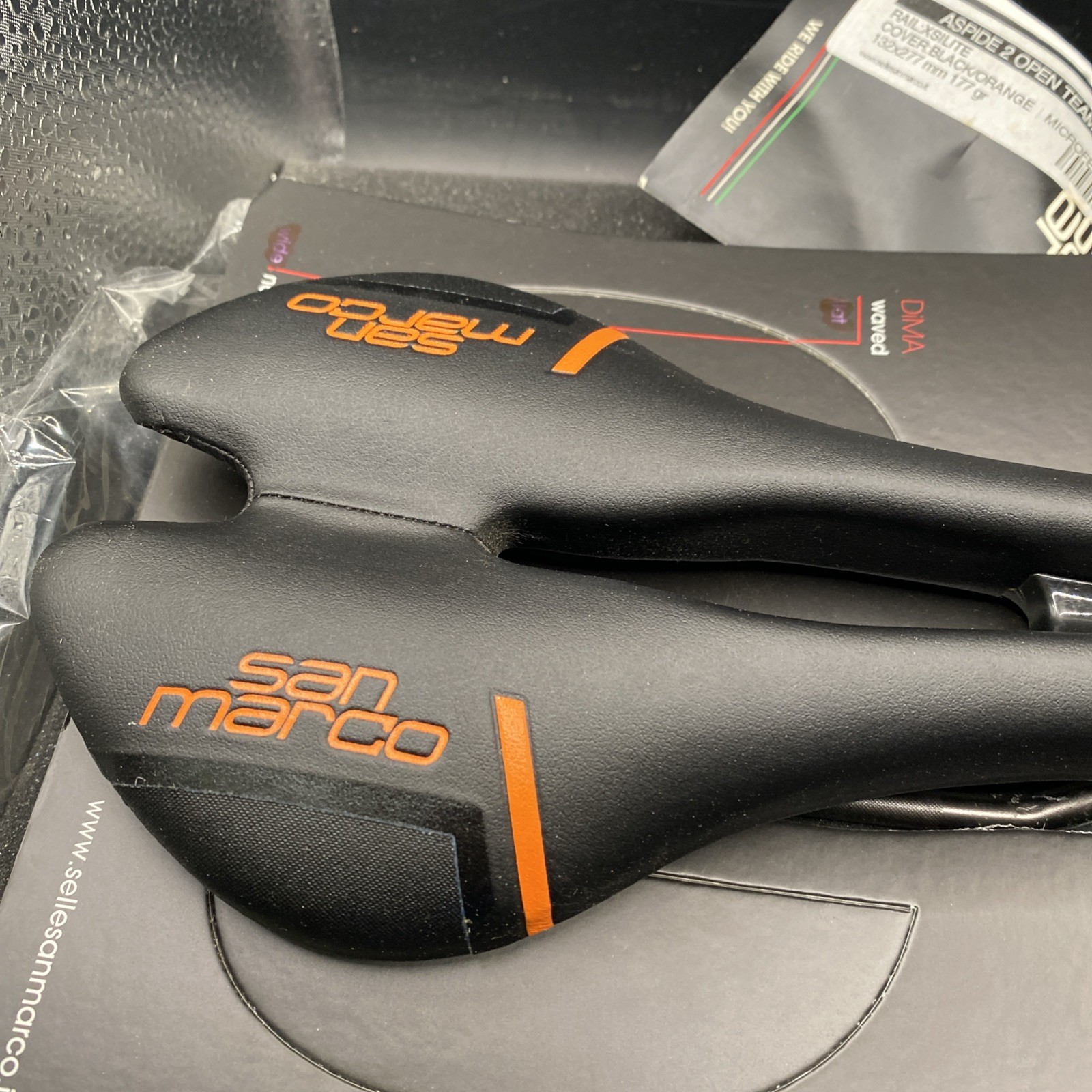 Selle San Marco Aspide Open 2 Team Cycling Saddle Xslite Rails (s18)