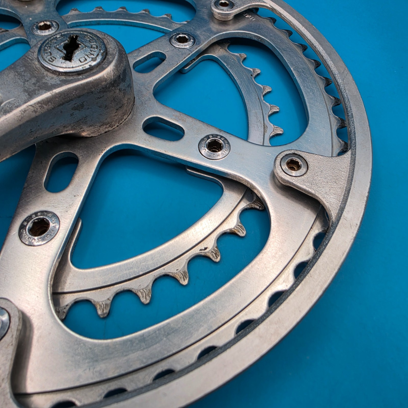 Sugino Super Maxy Square Taper Crankset 170mm 52/39t 110 BCD f22