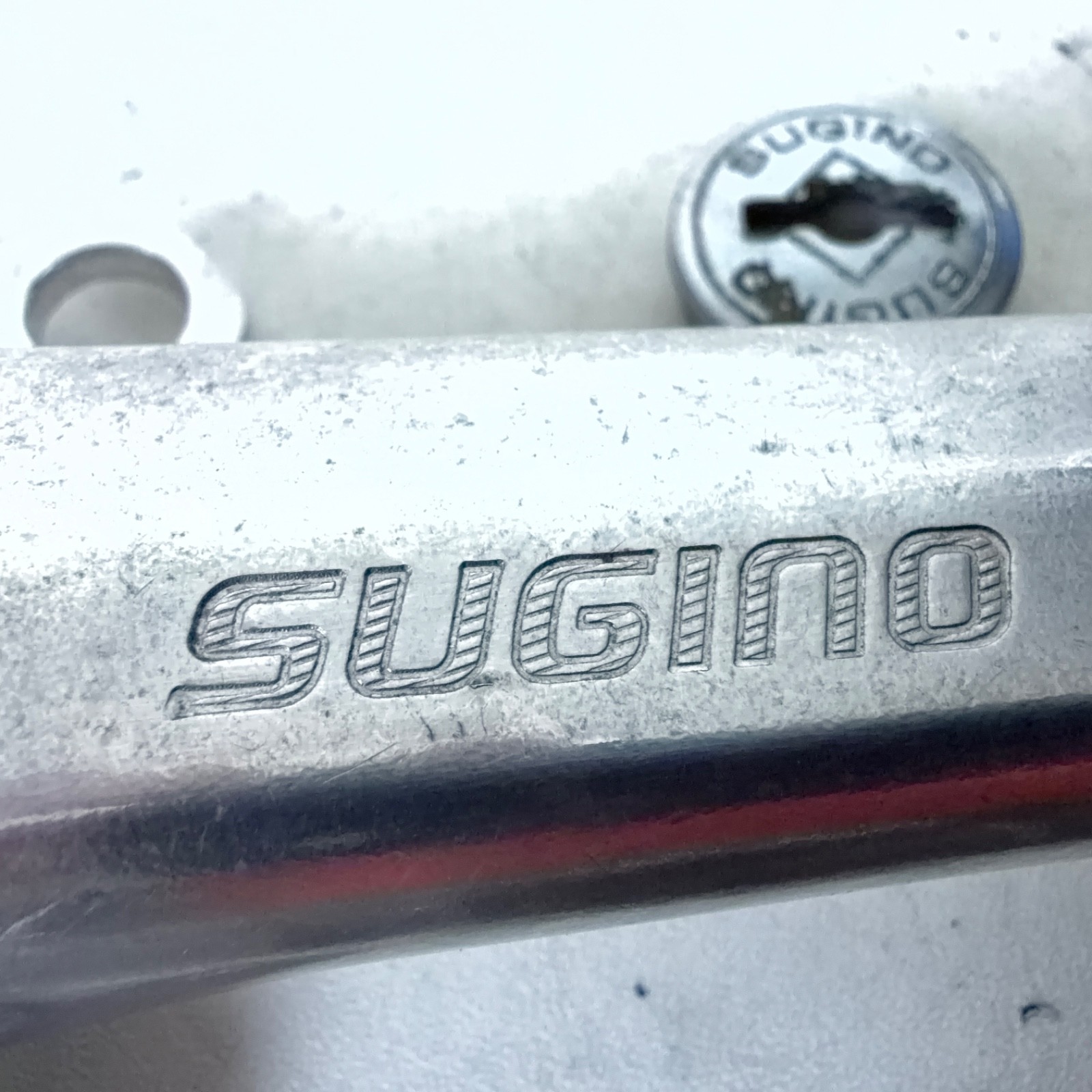Sugnio Vintage GC Triple 110/74 Crankset Square Taper 175mm Arms w BB & Dustcaps