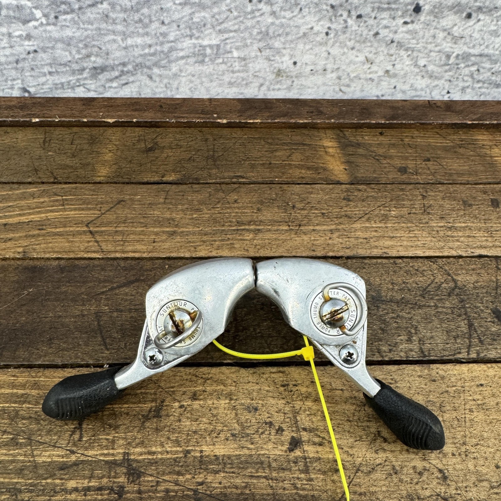 Vintage SunTour Power Thumb Friction Shifter Set 80s MTB Mountain Bike FRiction