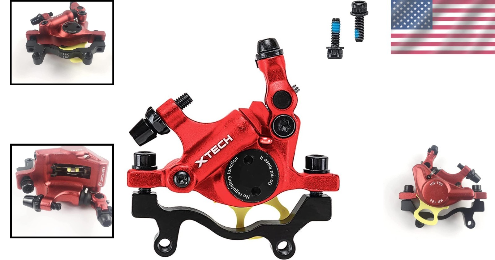 Precision Adjustable Zoom Hydraulic Brake Calipers – Ideal for MTB & Road Bikes