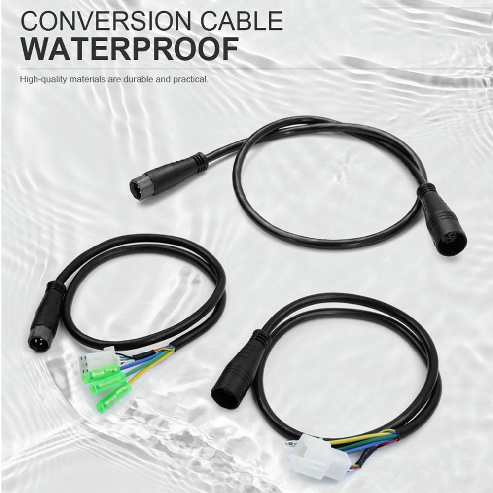 E-bike Julet 9Pin Hub Motor Extension Cable Conversion Line Waterproof Cable