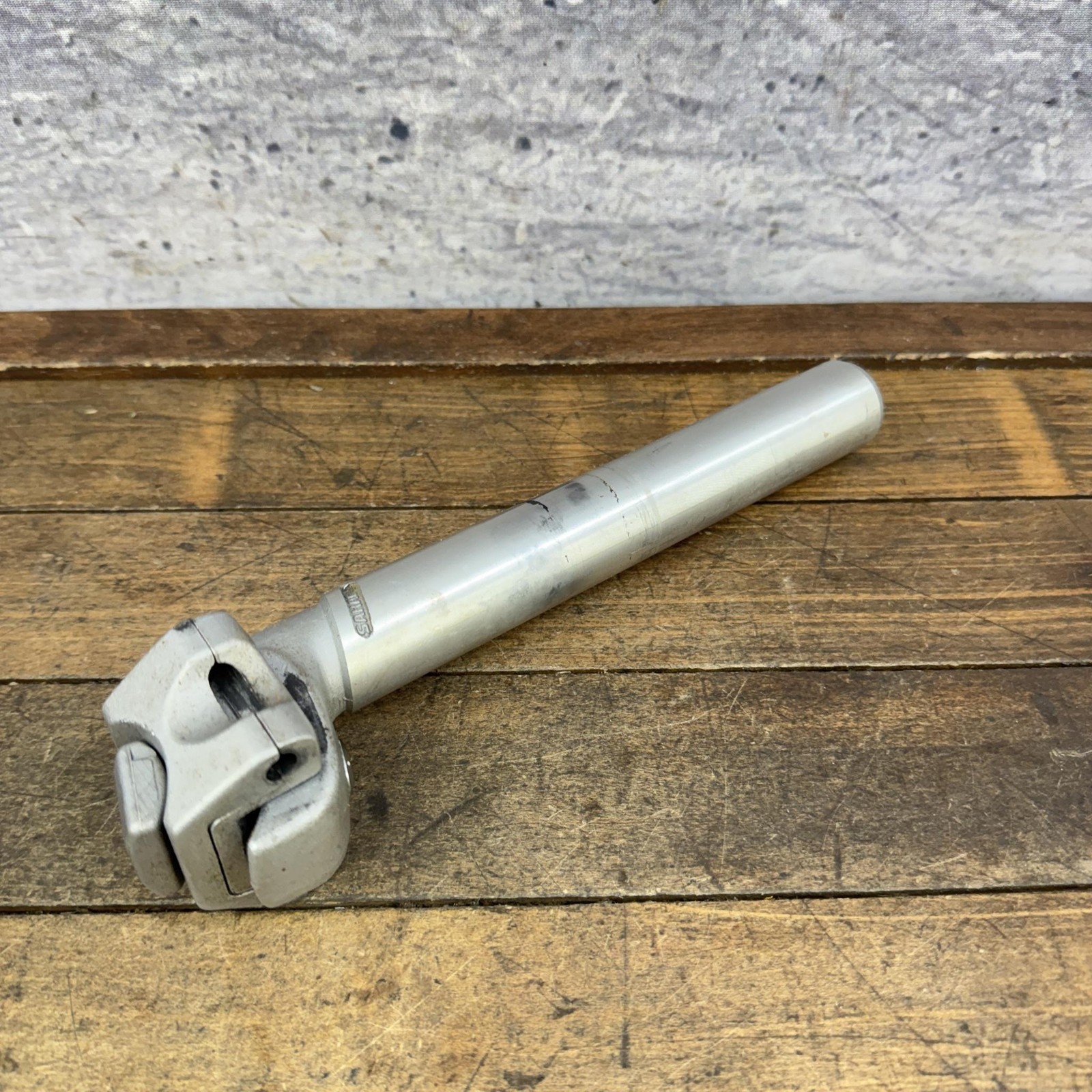Vintage SR Sakae CR Seatpost 27.2mm Silver Alloy Japan K-86 320g Road MTB 1986