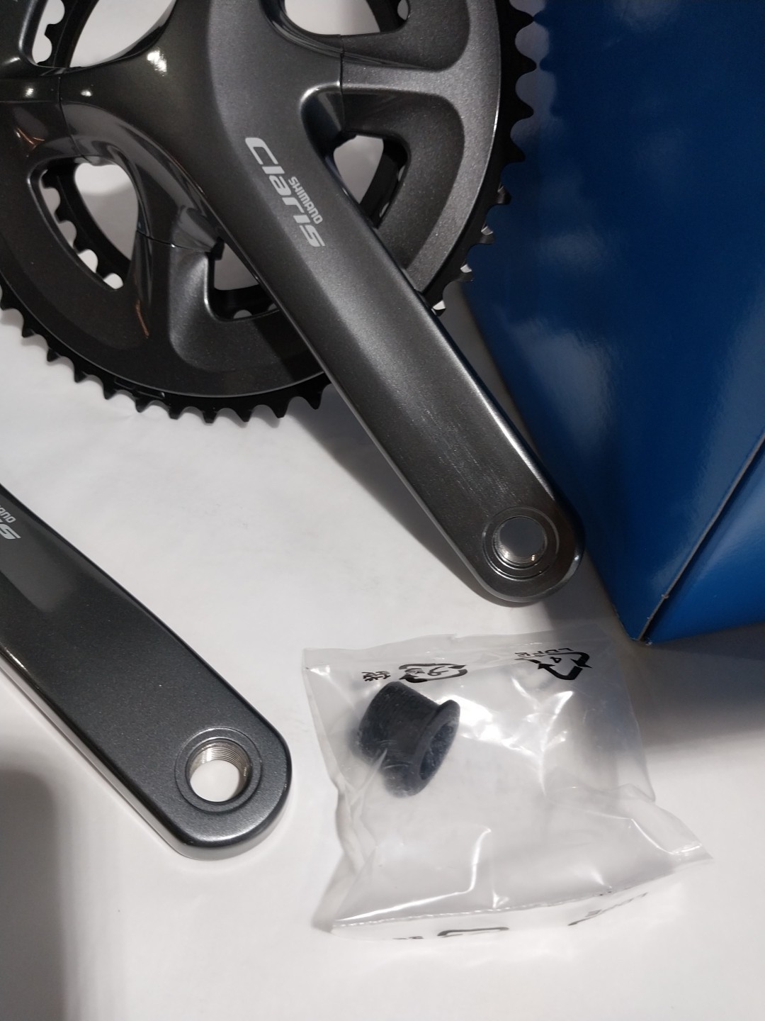Shimano Claris FC-R2000 Crankset Front Chainwheel Grey 8S 50-34T NB *New*