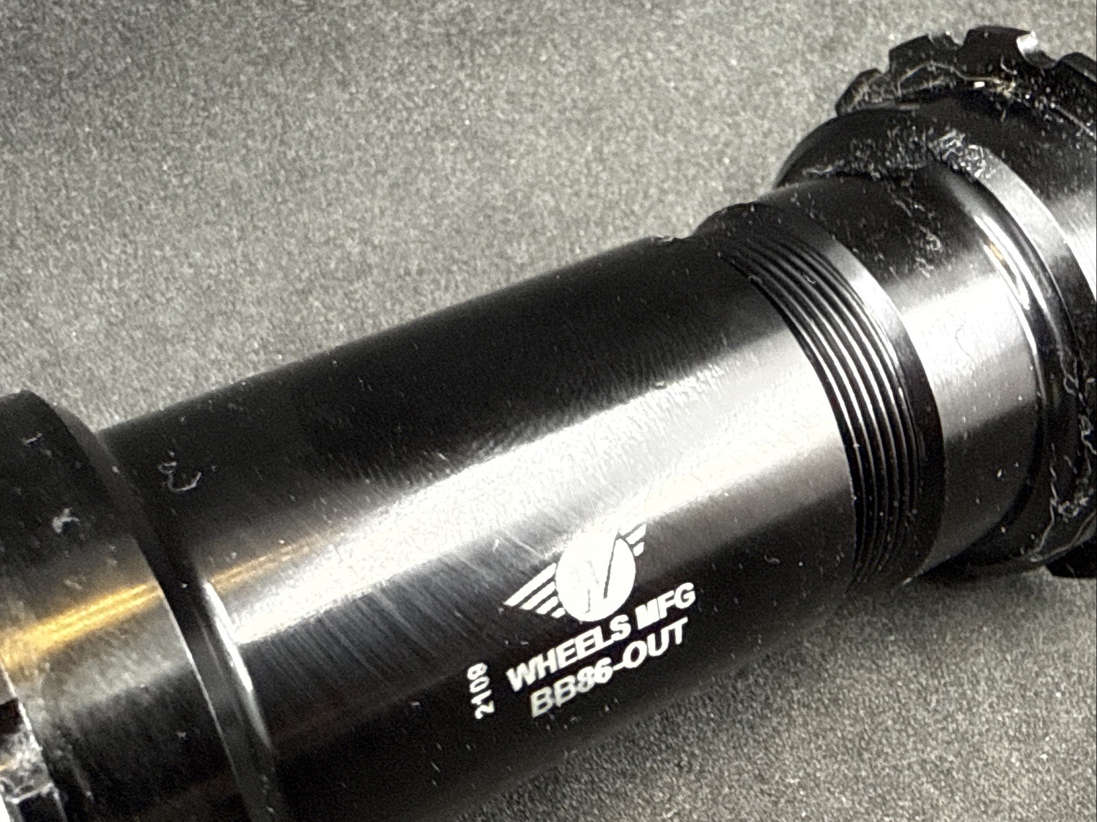 Wheels Mfg. Thread-Together BB86/92 SRAM GXP BB ABEC-3 Bearings Black Cups