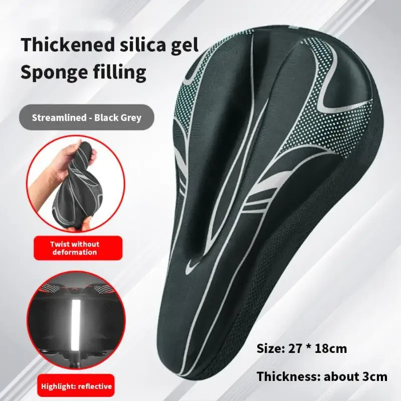 3D Mtb Saddle GEL Bicycle Seat Cover Men and Women Mtb Road Bike Bicycle Product