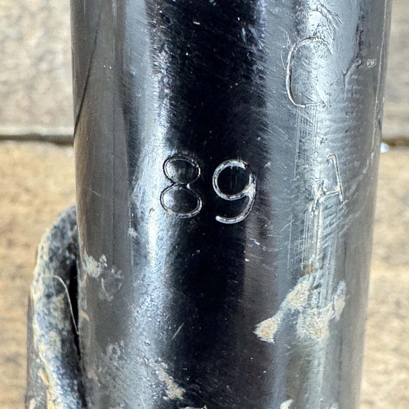 Vintage Quill Bike Stem Black 25.4 Clamp 22.2 Quill CRMO Steel MTB 150 1989