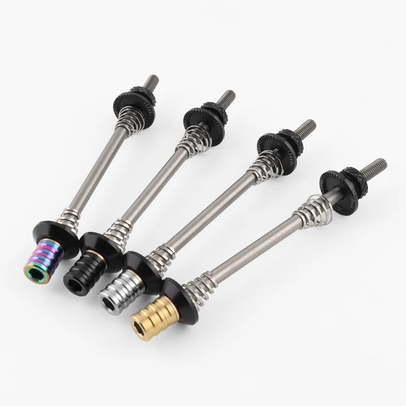 Titanium Quick Release Skewers 74 85 100 130 135mm MTB Road Bike QR Axle