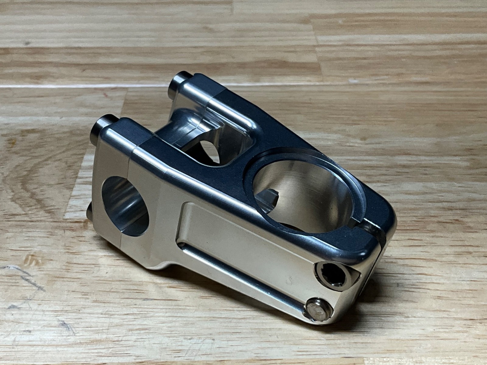 New NOUS NFL BMX FLATLAND STEM 45mm Polished w/Titanium Bolts ULTRALIGHT! 6.1 oz