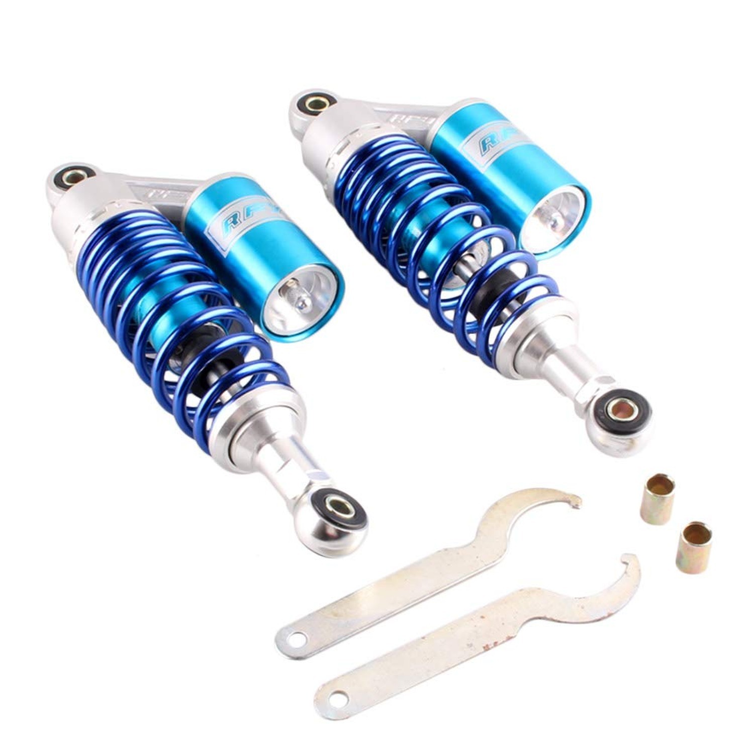 GZYF 11″ 280mm Pair Rear Adjustable Air Shock Absorbers Universal for HONDA f…