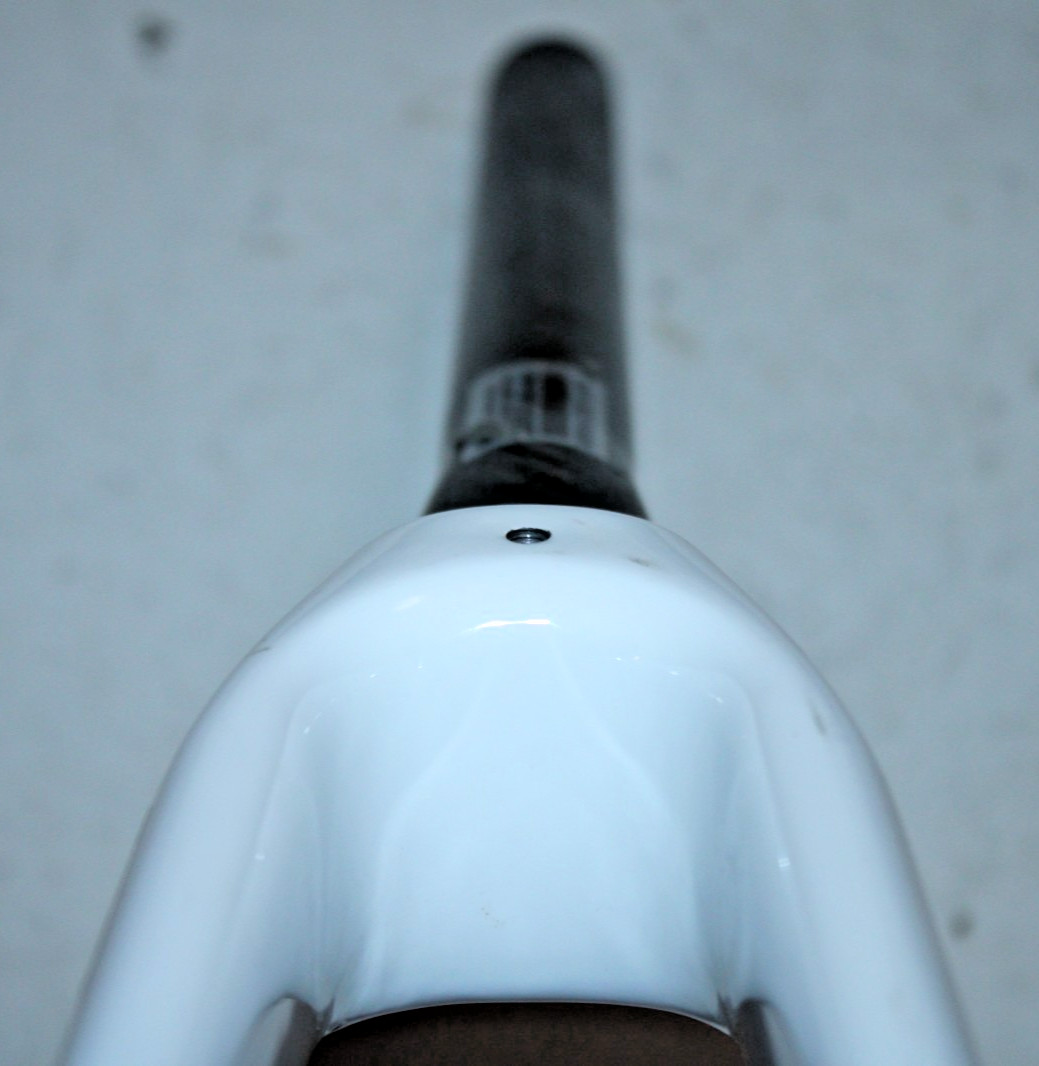 Trek Carbon Racing Road Bike Fork 700c Tapered 350mm White QR Fast USA Shipper:)