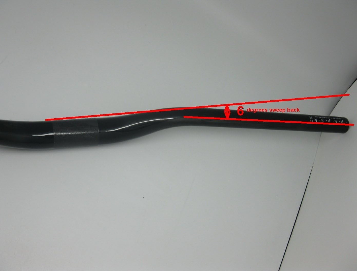 MTB Full Carbon riser Handlebar 185g Ud 31.8 670mm 6 Degrees Sweep AHB09 USA