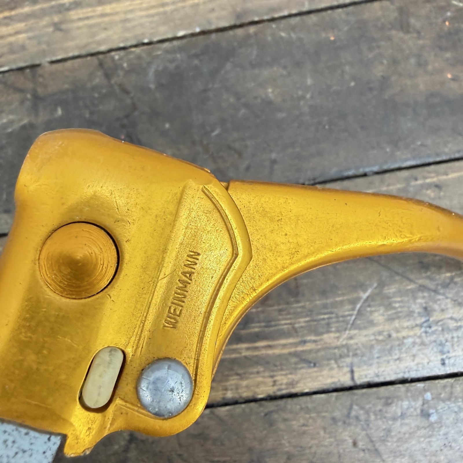 Vintage Weinmann BMX Brake Lever Gold Right NOS BMX Old School Prebent 22.2mm
