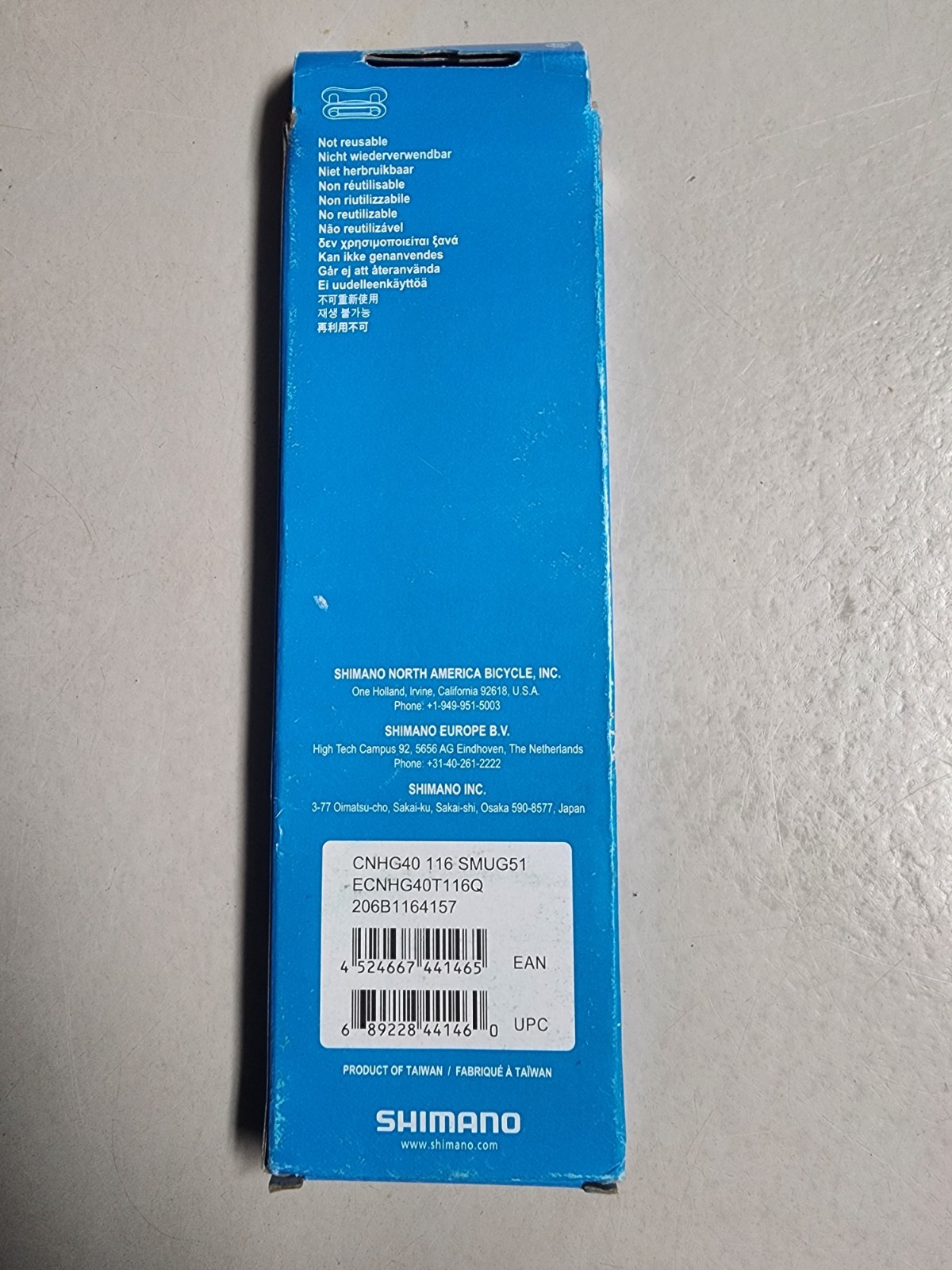 Shimano CN-HG40 bicycle chain 8,7,6 Speed 116Link