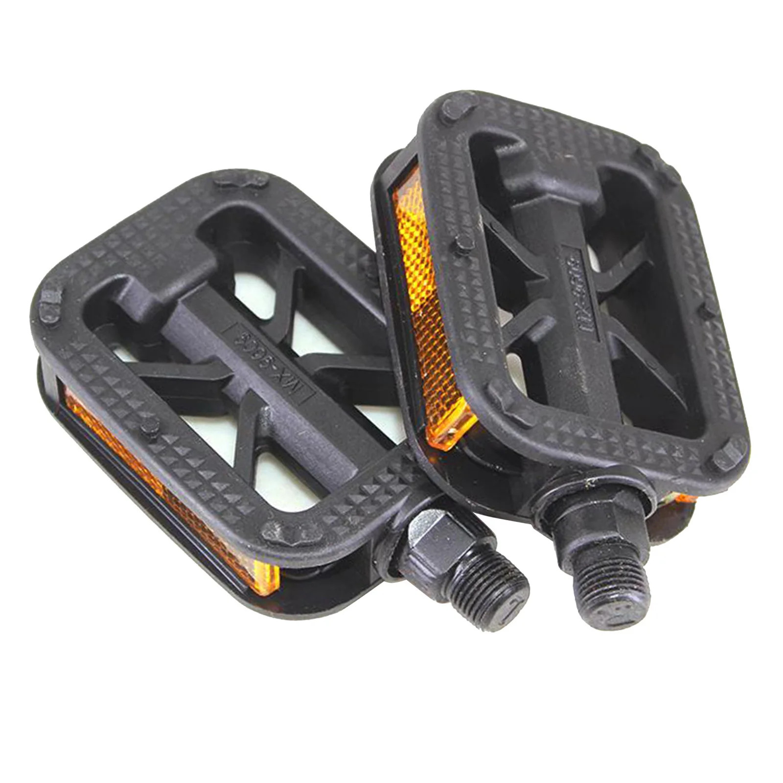 E-Bike Pedals Wide Flat Anti Slip Reflector Universal Electric Bicycle