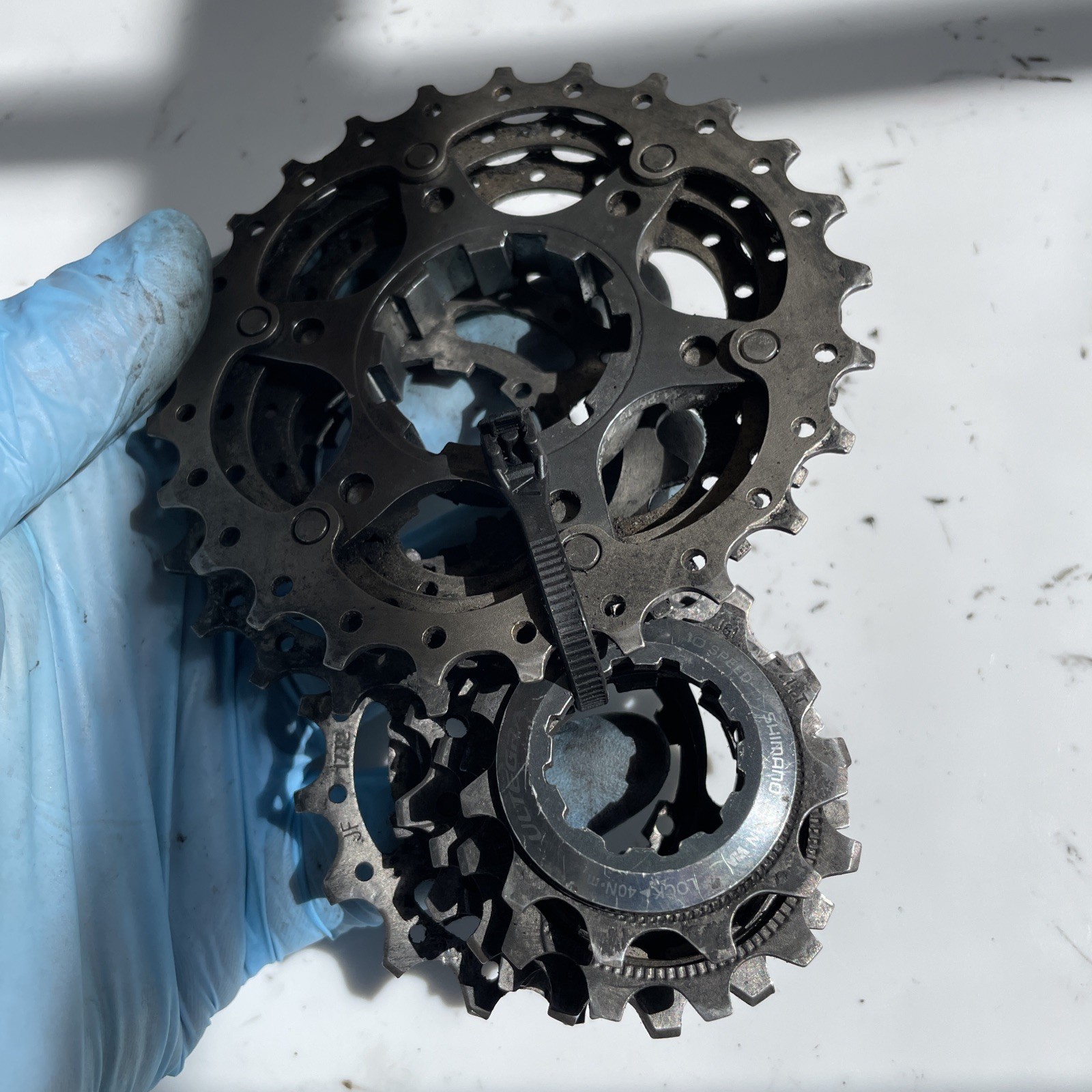 Used Shimano Ultegra CS-6700 10 Speed Road Bike Cassette 11-25T