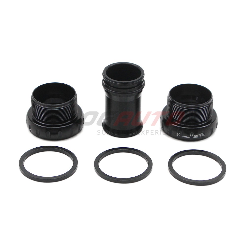 68mm / 73mm Bike Bottom Bracket Threaded MTB Road Hollowtech Bearing W/ 3 Spacer