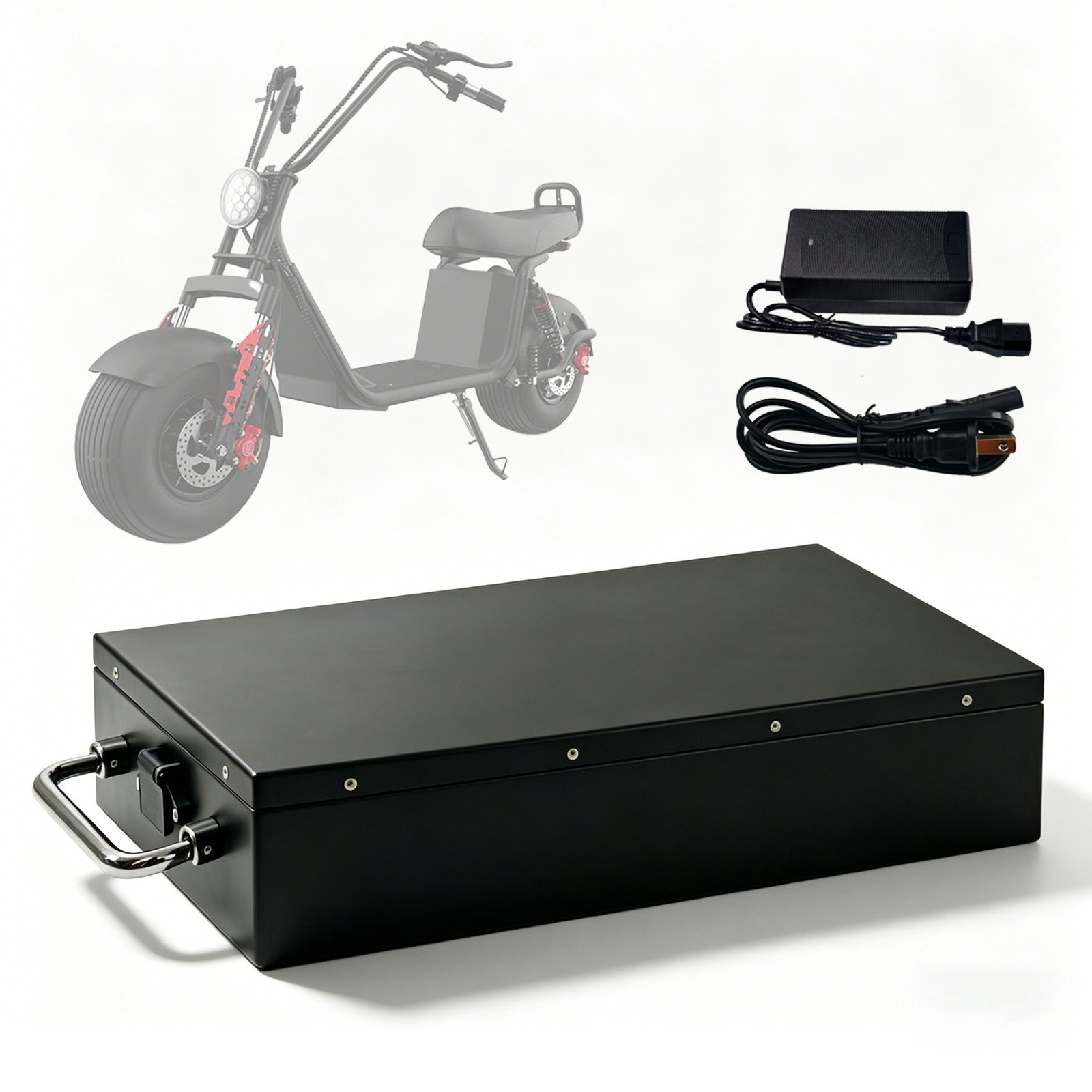 60V 20Ah Fat Tire Ele ct ric Scoo ter Battery for 100-1000W Motorcycles