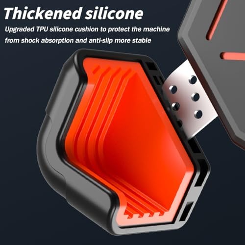 Orange Motorcycle Phone Mount – ABS Quick Release Holder for 4.7″ – Orange
