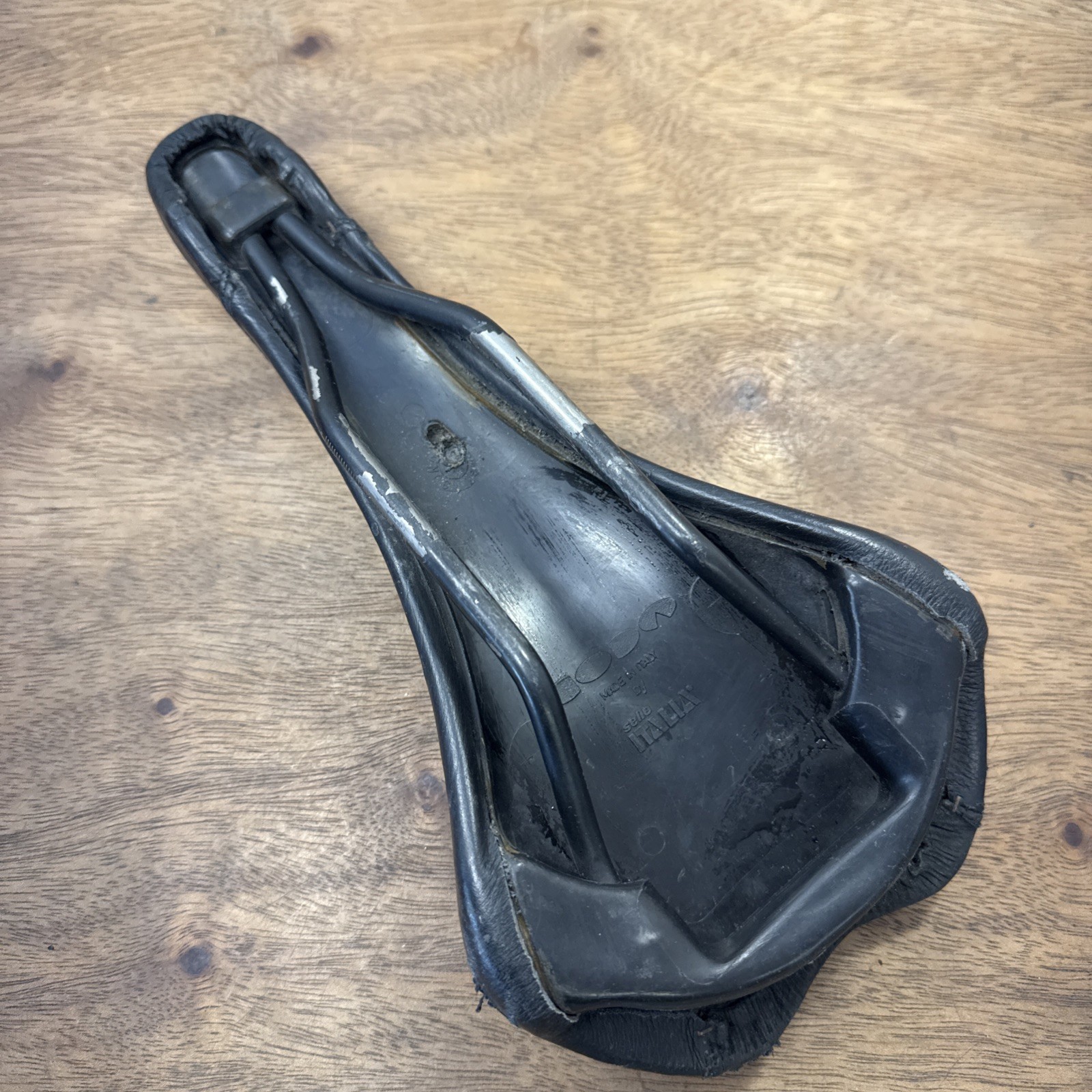 Selle Italia Cannondale CODA Bike Saddle Titanium Rails made in Italy 1999