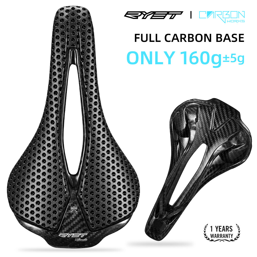 3D Printed Bicycle Saddle Ultralight EVA Carbon Saddle 250x140mm Bike Seating