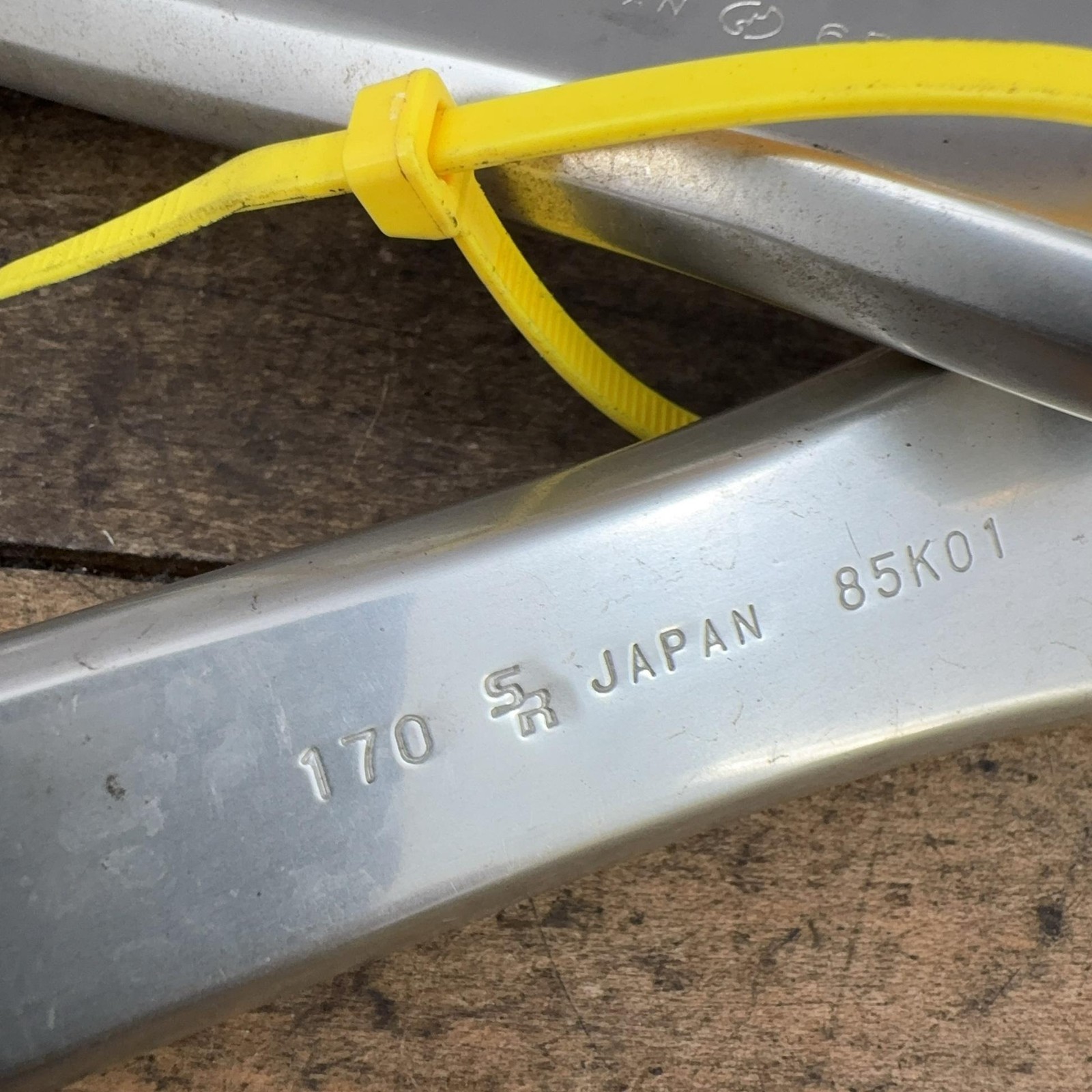 Vintage Sakae FX Crankset 170mm 130 BCD Square Taper Road Bike Arms Japan