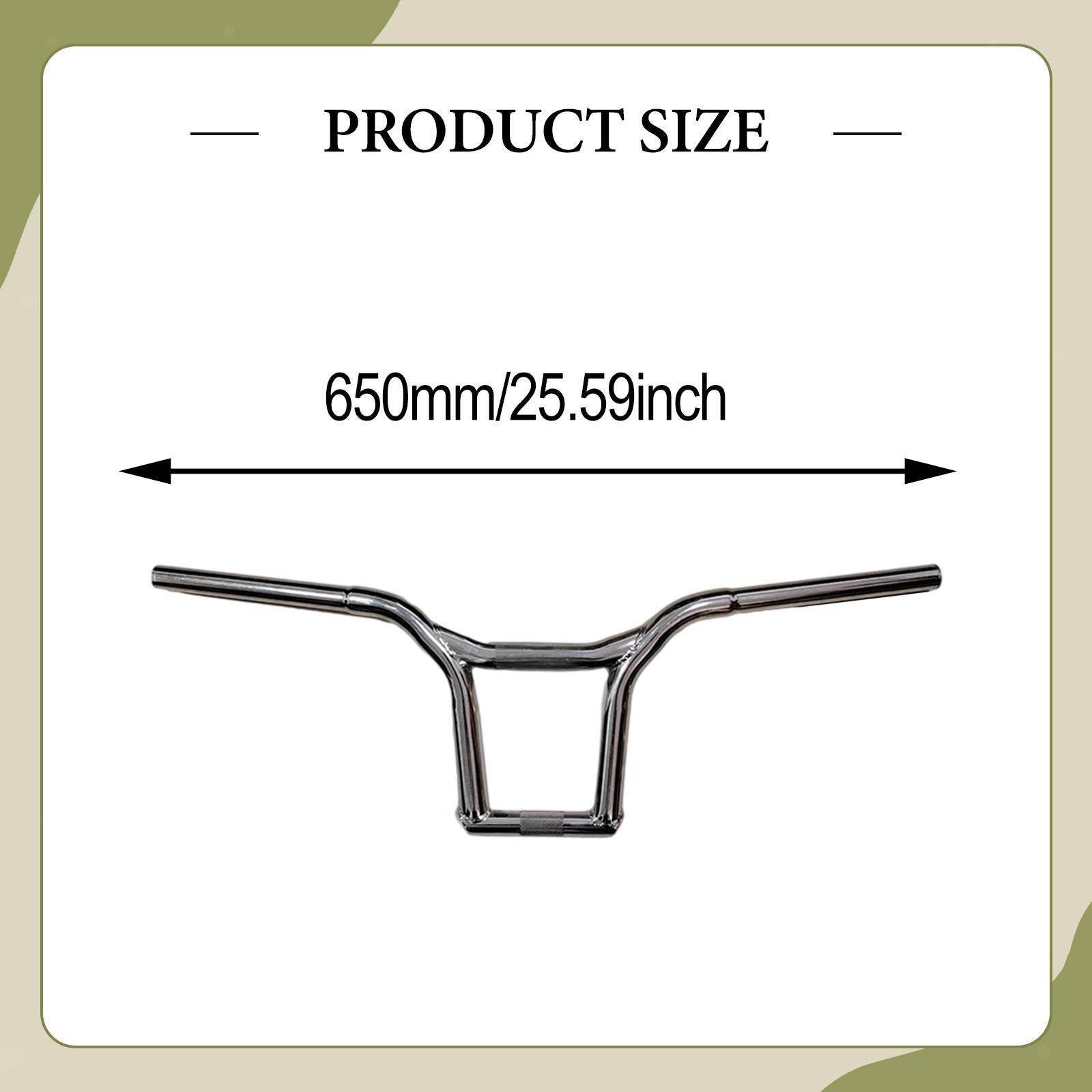 Handlebar for Mountain Bicycle Riser Handle Bar Ergonomic Metal Sturdy Modern