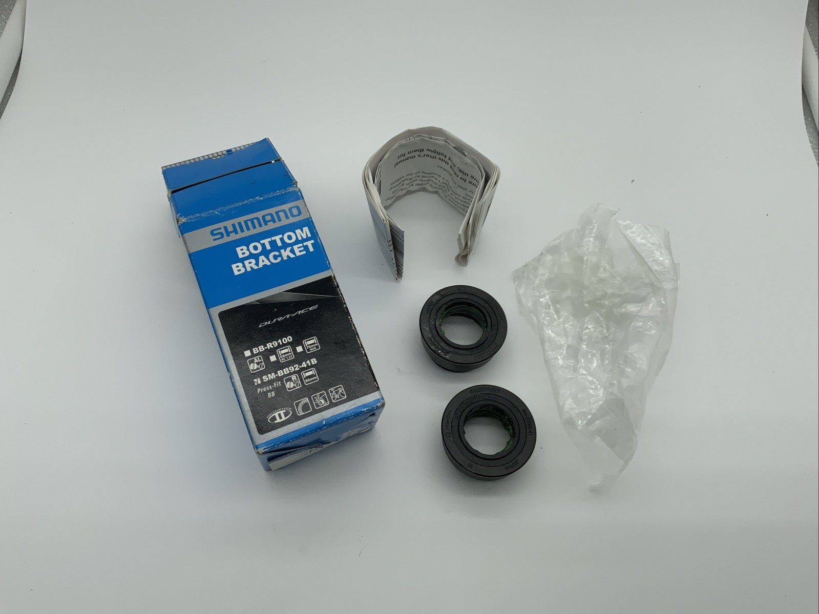 Shimano DURA-ACE BB92-41B PressFit BB86 Bottom Bracket No Center Tube