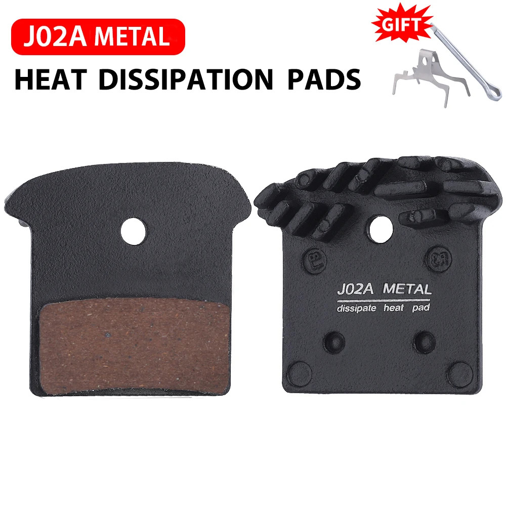 MTB Bike Disc Brake Pads J02A Resin Ice Tech Bicycle Hydraulic Brakes Pad Calipe