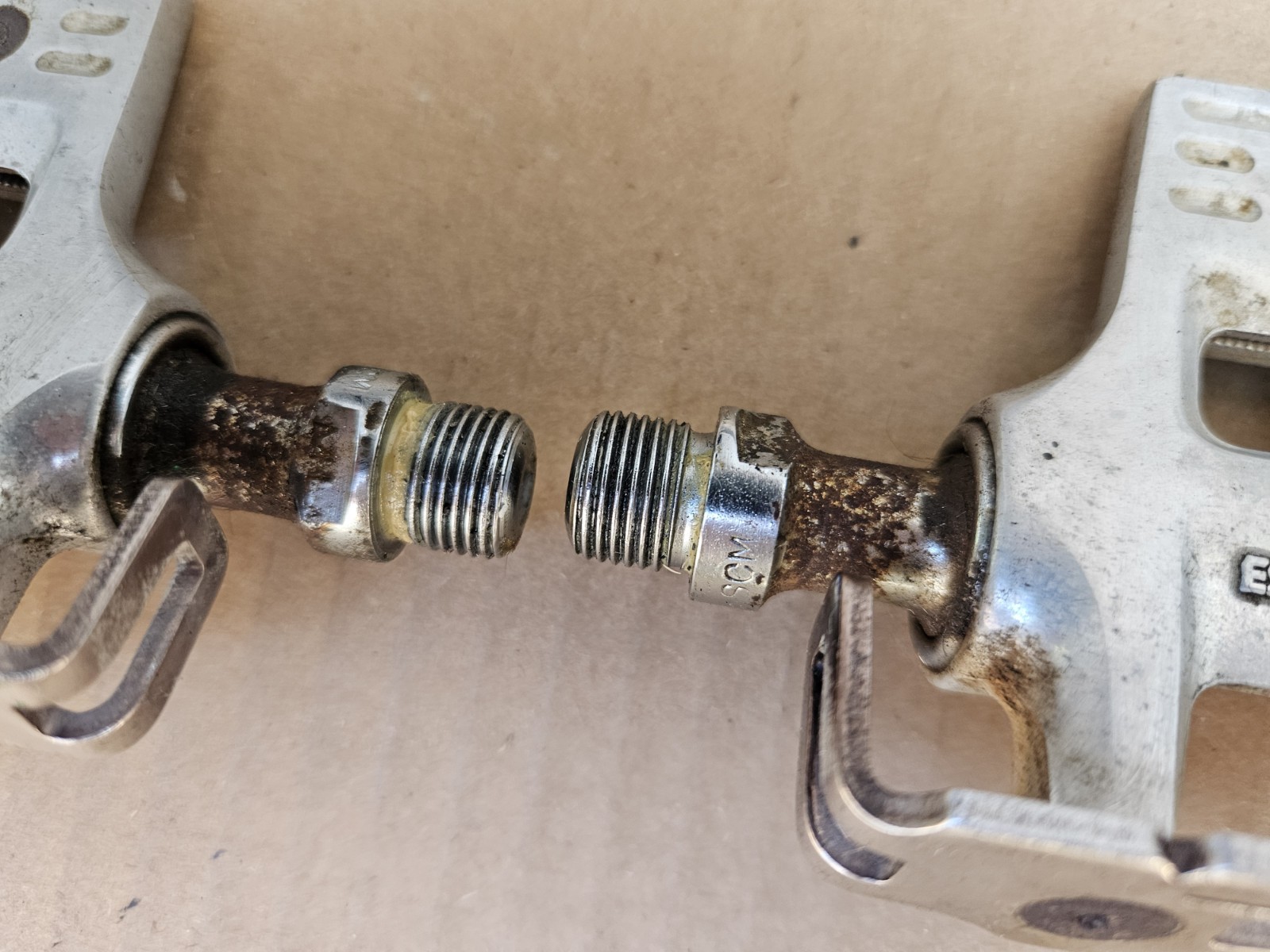 Vintage MKS Esquartz 107 Road Bike Platform Pedals Left Right Set 9/16″ Japan